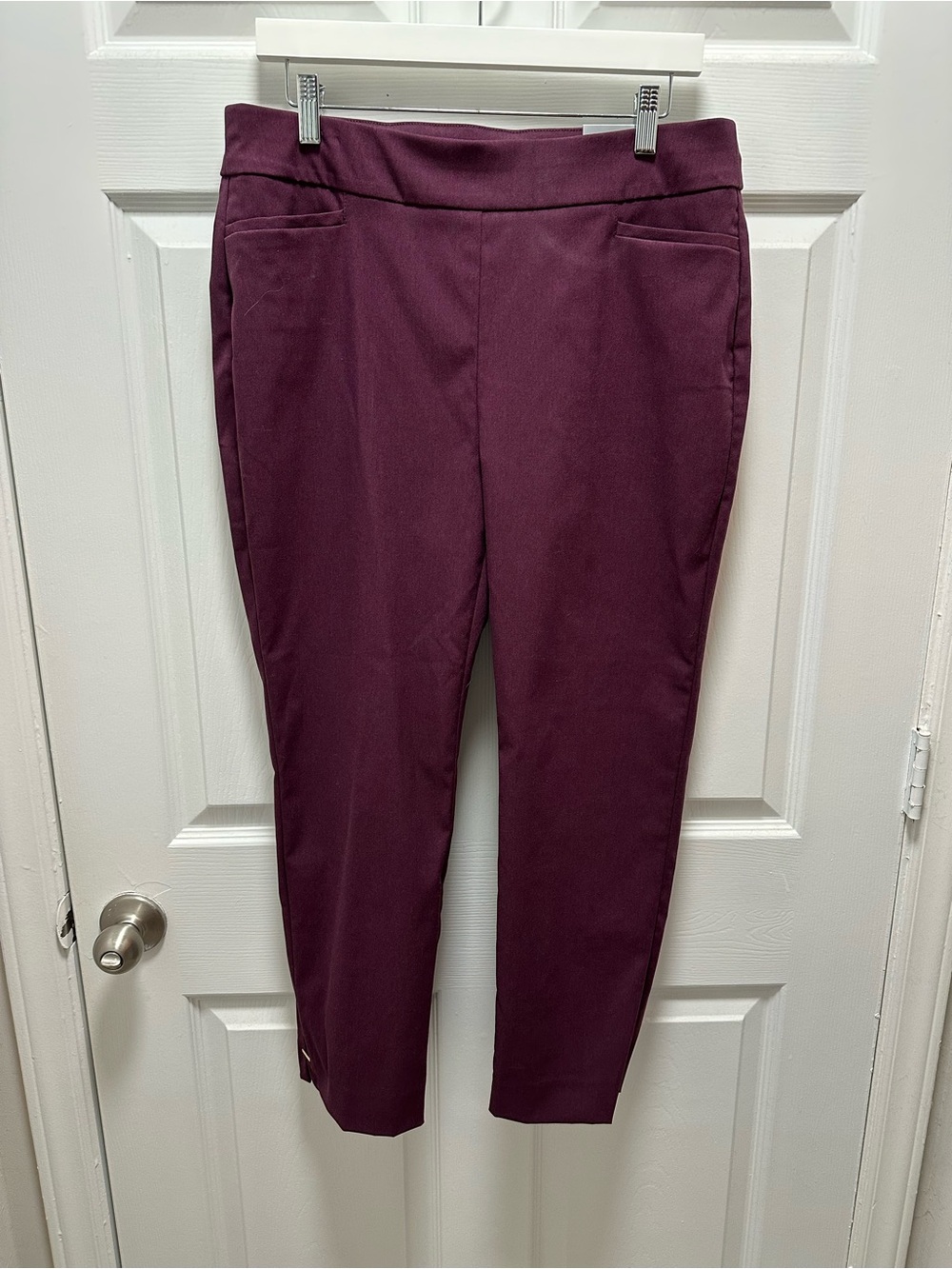 NWT Chico's So Slimming Brigitte Slim Leg Ankle Pant Boysenberry 1.5P (10P)